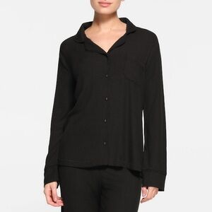 Onyx SKIMS Long Sleepwear Top Size XS NWT